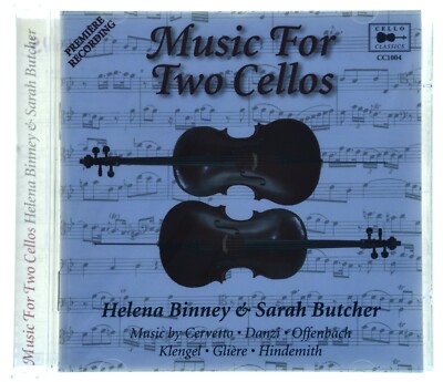 Music for Two Cellos - Binney/Butcher - Cello Classics - New CD