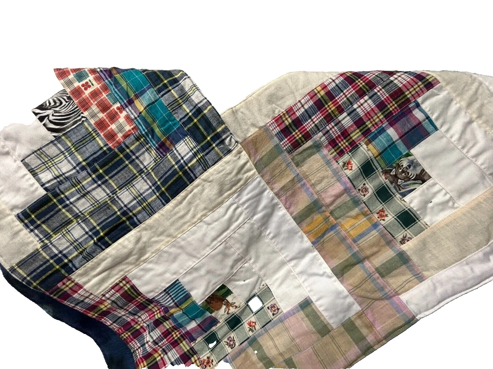 Handmade Patchwork Sofá 100% Algodón lanza