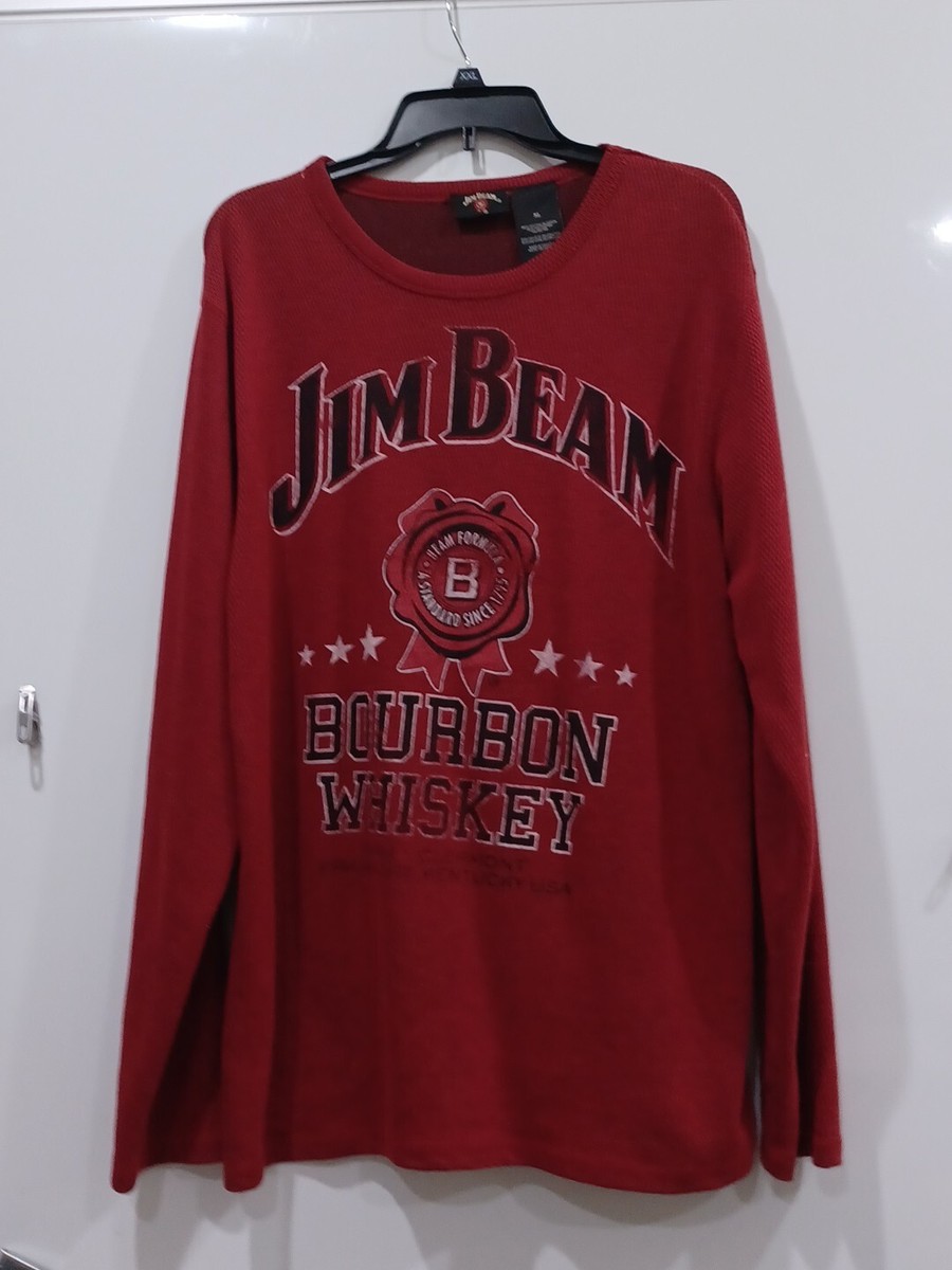 Jum Beam XL Red Mesh Weave Large Graphic Pullover Shirt | eBay Jum Beam XL Red Mesh Weave Large Graphic Pullover Shirt | eBay