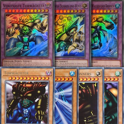 Yugioh Torwächter Mega Set 1. Auflage Neu deutsch Sanga Suijin Kazejin Fusion