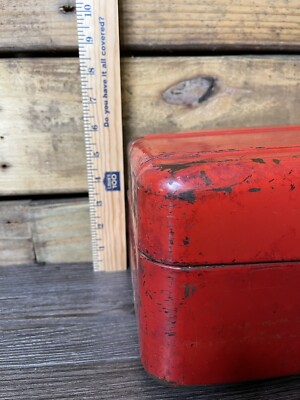 Rare Vintage Red Union Steel Tool Chest Box Model 7119 | eBay Rare Vintage Red Union Steel Tool Chest Box Model 7119 | eBay