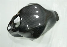 Fit Kawasaki Ninja 650 2017-2025 Black Carbon Fiber Fuel Gas Tank Cover Fairing