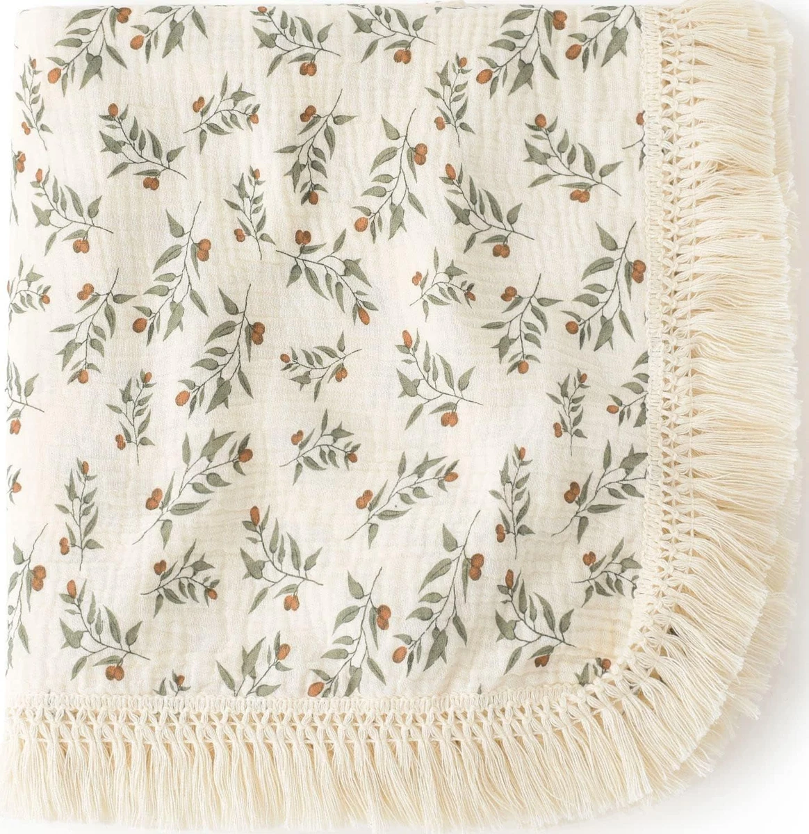 CHUNGEL Cotton Baby Muslin Tassles 40