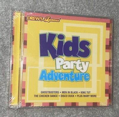 Drew's Famous Kids Party Adventure CD *Whip It - Ghostbusters* NEW SEALED