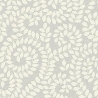 Belgravia Valentino Blatt Tapete Luxus Vinyl BläTter Wirbel Glitzer Grau 1927