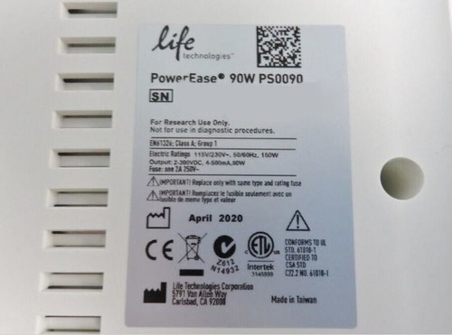 Thermo PowerEase 90W Electrophoresis Power Supply - Unused in Box with Warranty - Picture 12 of 12