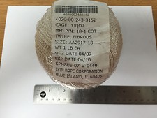 A-A-2917-18 1Lb. Round Cotton Twine Spool Size 18 A-A-1451 