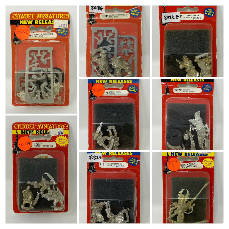 Games Workshop Warhammer Blister 90s Citadel Miniatures NIB OOP