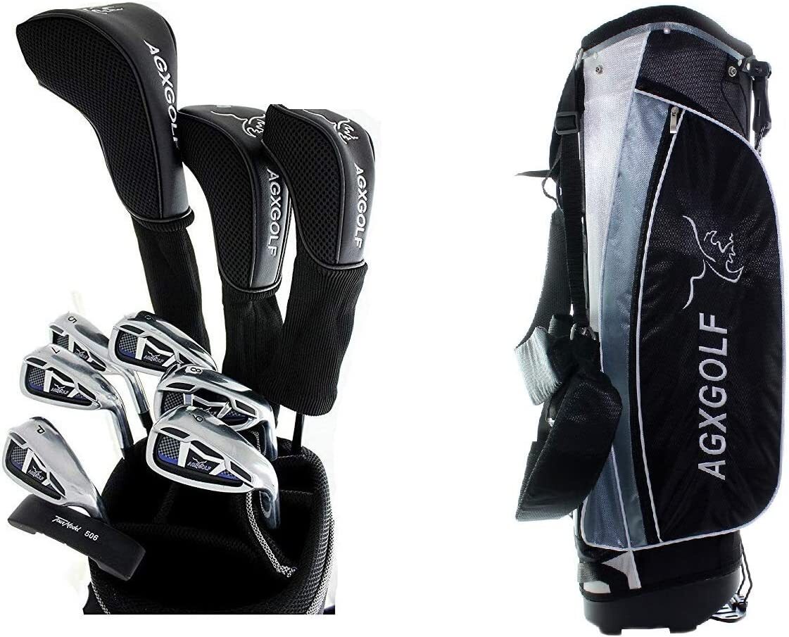 Senior Men's Xlt Graphite Edition Complete Golf Club Set W/stand Bag Usa