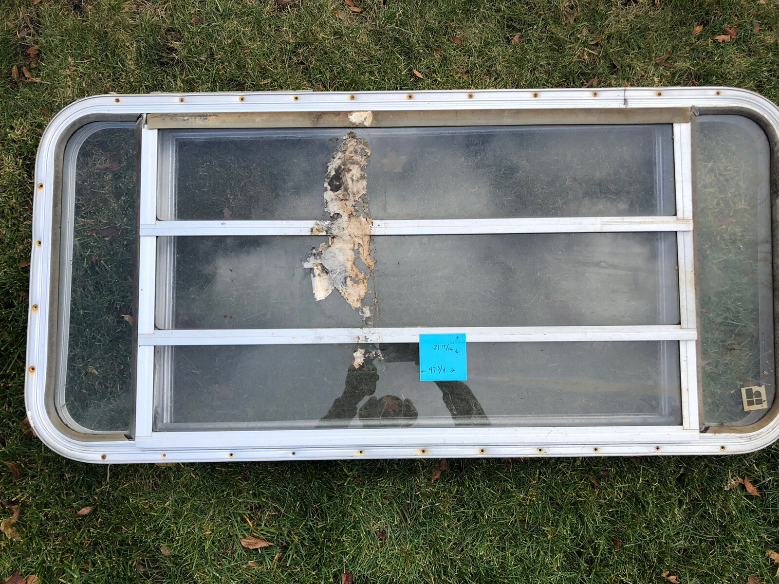 1 Hehr Aluminum Glass Jalousie Camper Window Parts Avion Scamp