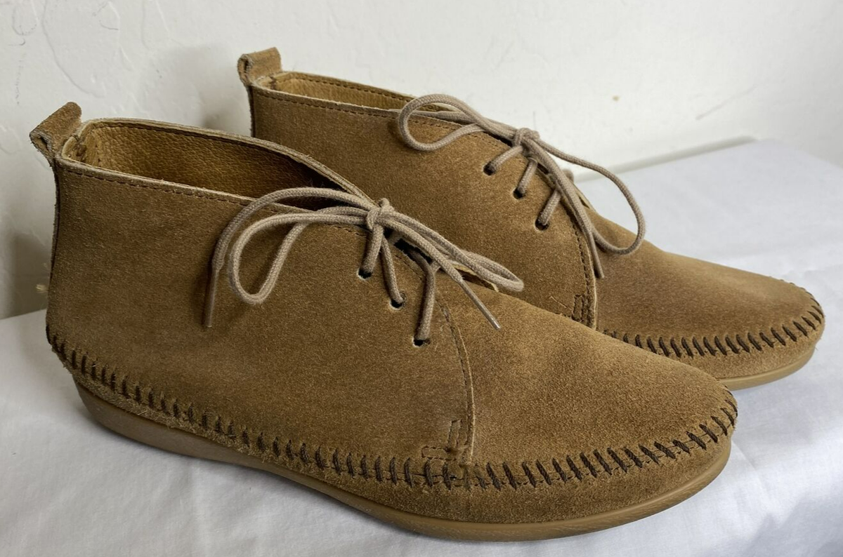 Minnetonka Men’s Suede Moc Toe Chukka Boots Size 11.5 Amazon.com | Minnetonka Men main image 4