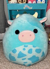 16 Tuluck the Blue Cow Squishmallow Easter 2023 Ultra Rare NWT