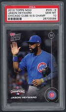 2016 Topps Now Jason Heyward Cubs #WS-9 PSA 10 GEM MINT World Series Champions