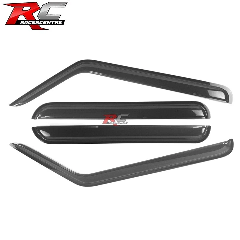 Fits 06-10 Jeep Commander Acrylic Window Visors Vent Wind Deflector Rain Guard Foto 4 de 4