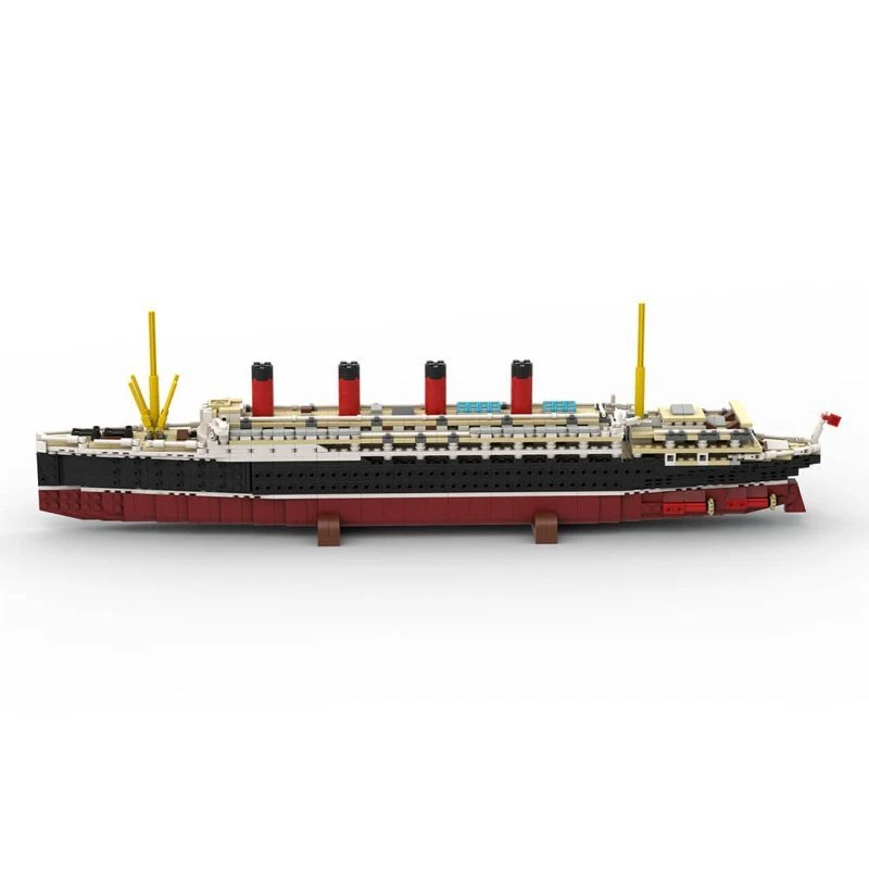 ZITIANYOUBUILD MOC-175850 RMS Lusitania Large Steamship 1863 Pieces 23.5" Long - Image 2 of 4