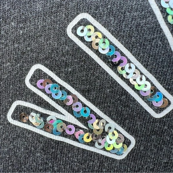 UNDERCOVER Felpa con cappuccio Victoria's Secret Supermodel Essential Bling paillettes zip da collezione Med in ottime condizioni