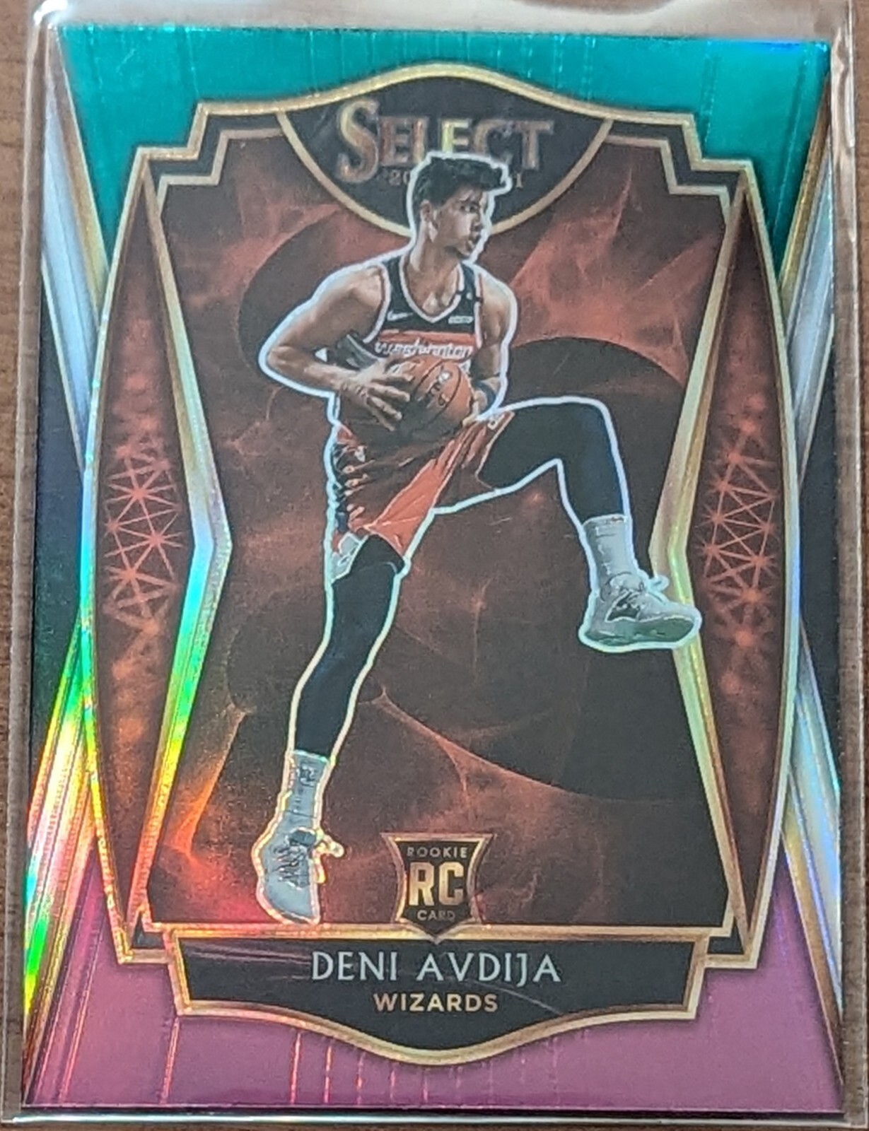 DENI AVDIJA 2020-21 Panini Select Green White Purple RC Premier #180 Rookie