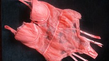 ANN SUMMERS UNDERWIRED ORANGE BODY SUSPENDER THE BLOSSOMING  12 B-C NWT