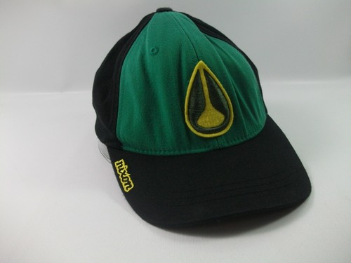 Nixon Hat Green Black L XL Stretch Fit 