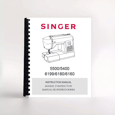 Singer 5500 5400 6199 6180 6160 Instruction Manual