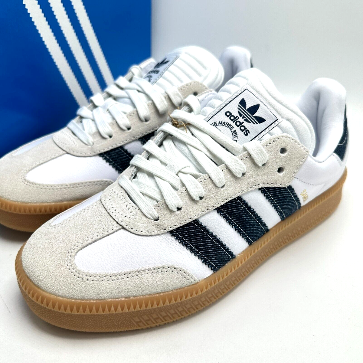 ADIDAS Originals Samba XLG Denim JQ7440 Men's shoes sz 6-12 | eBay