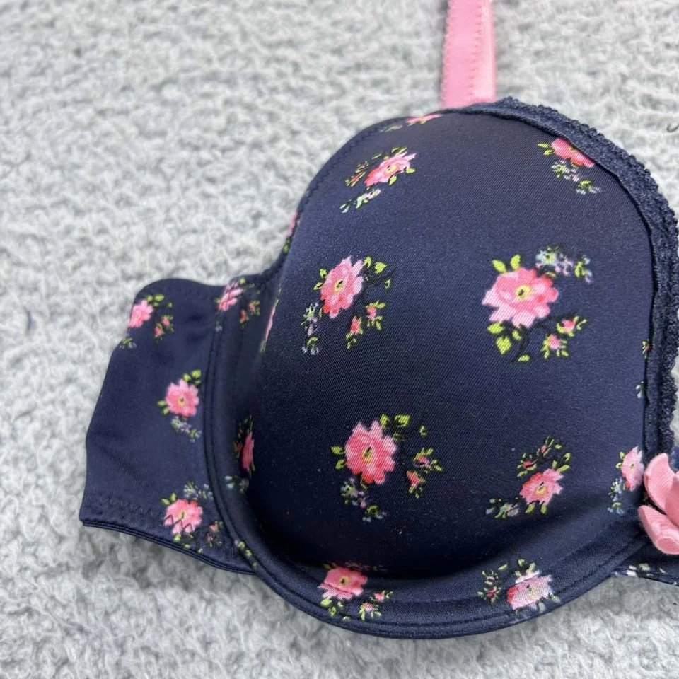 Aerie Bra 36B T-Shirt Bra Floral Print - Image 3 of 4