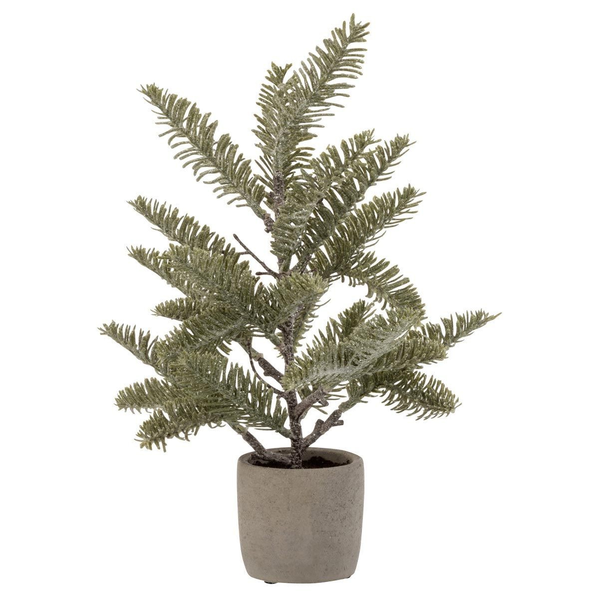 Plante artificielle branche de sapin 39cm vert décoration végétale hiver