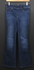Spanx Women's Flare Jeans Midnight Shade Dark Wash Stretch Denim 20327R Size S