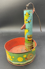Vintage Tin Ohio Art Litho Simple Simon Water Pump 1920s USA FREE SHIPPING