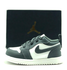 NEW TODDLER BABY NIKE AIR JORDAN 1 LOW ALT TD IRON GREY DR9747 044