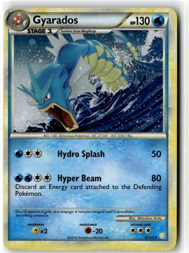 Pokemon Gyarados - HeartGold SoulSilver - Holofoil LP