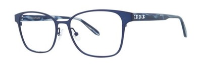 Vera Wang Karrah Eyeglasses Eye Glasses Navy Authentic New 52mm Women