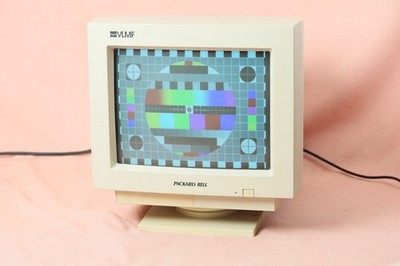 Vintage Packard Bell VLMF 13'' CRT VGA Computer Monitor PB8515SVGL Tested Working