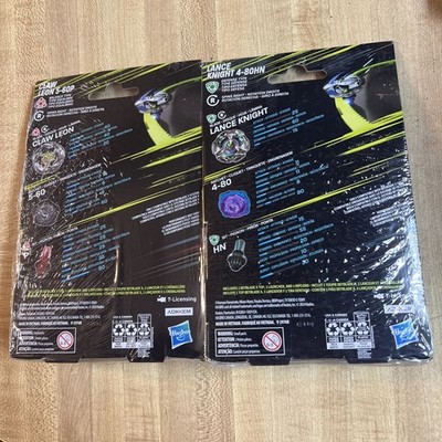 Hasbro Beyblade X Lance Knight 4-80HN & Claw Leon 5-60P. NEW
