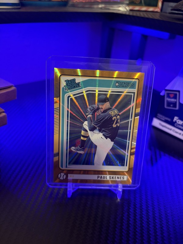 2024 Donruss Paul Skenes Pirates Orange Rated Prospect RC /299