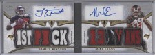 2015 Topps Triple Threads Relic Pairs 23/36 Jameis Winston Mike Evans Auto 0g4