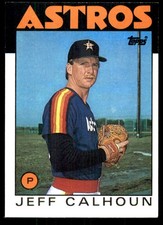Jeff Calhoun 1986 Topps #534 Houston Astros MLB READ FREE SHIPPING AutographDen