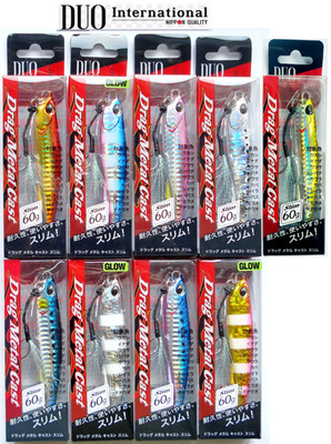 DUO DRAG METAL CAST Slim 60gr. 2-1/8oz Shore JIGGING, JIG, Salzwasser Angelköder
