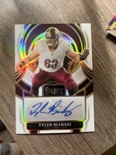 2025 Panini Select Tyler Biadasz White Prizm Auto /50