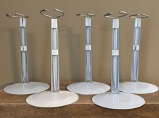 2 Kaiser Doll Metal Stands  5 Unbranded Doll Stands for Barbies Dolls Bears