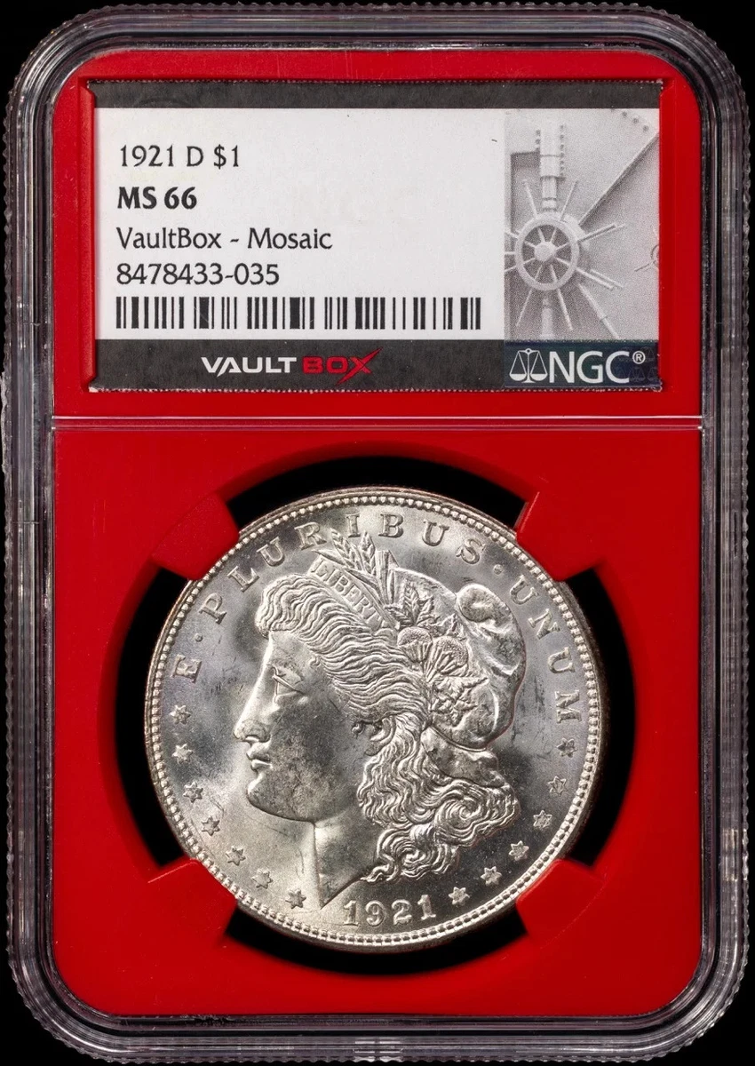 NGC Grade MS 66 1921 Year Morgan US Dollars (1878-1921) for sale