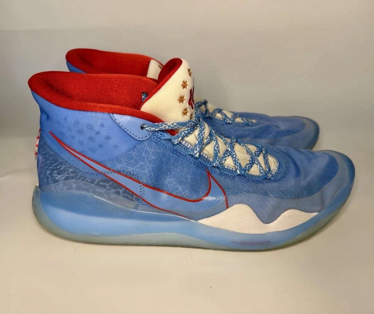 2019 Men\'s Nike KD 12 X Don C NBA All Star Game Sky Blue Red Size mens 6 Nike KD 12  main image 3