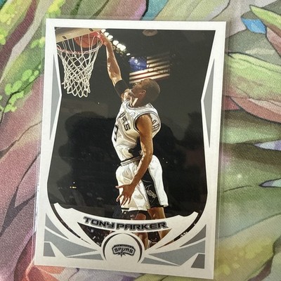 2004-05 Topps Chrome Tony Parker #105 San Antonio Spurs