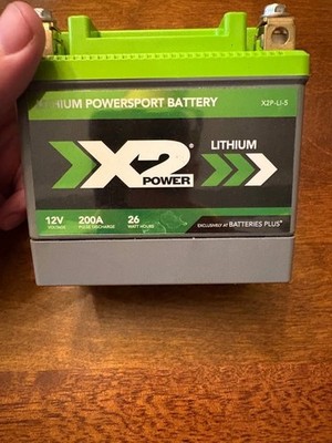X2 Power Batteries Plus Lithium Pro Battery X2P-LI-5 For YAMAHA YZF-R6 2017-2020