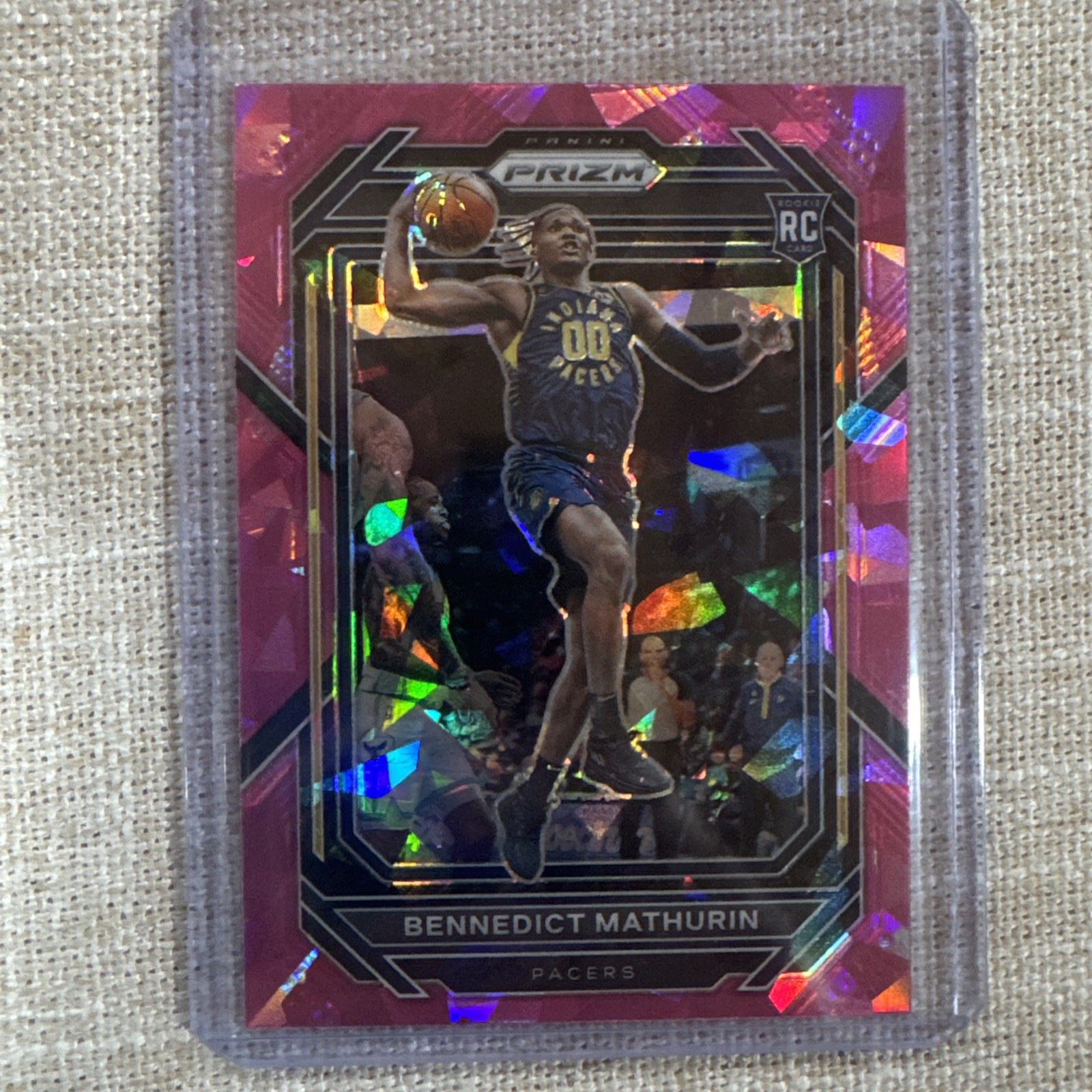 2022-23 Panini Prizm Bennedict Mathurin #254 Pink Ice Prizm Rookie RC Pacers