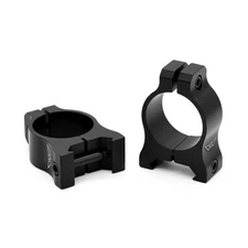 Warne Vapor Scope Ring Set Fixed 1" Tube Low Vertical Split Matte Black - V400M