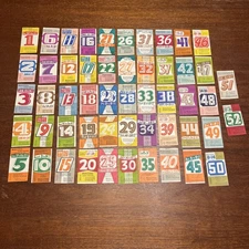 VTG Milwaukee Transport Bus Pass Ticket Lot COMPLETE YEAR 1957 Great Condition!