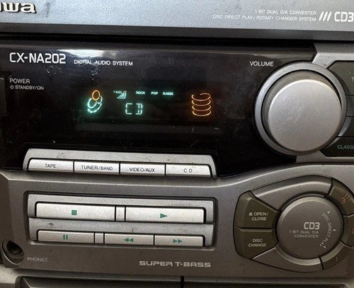 AIWA Stereo System CX-NA202 CD Cassette Player All Functions Working Well! π₯ - Picture 6 of 6