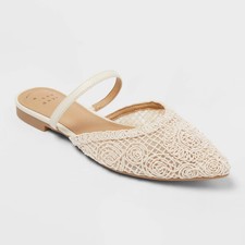 Women  s Vienna Flats with Memory Foam Insole - A New Day Light