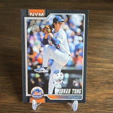 Topps 2026 Series 1 Jonah Tong New York Mets RC Hidden Mascot Black Border 1/10!